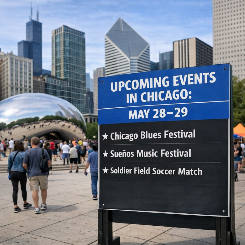 Upcoming Events in Chicago: May 28–29